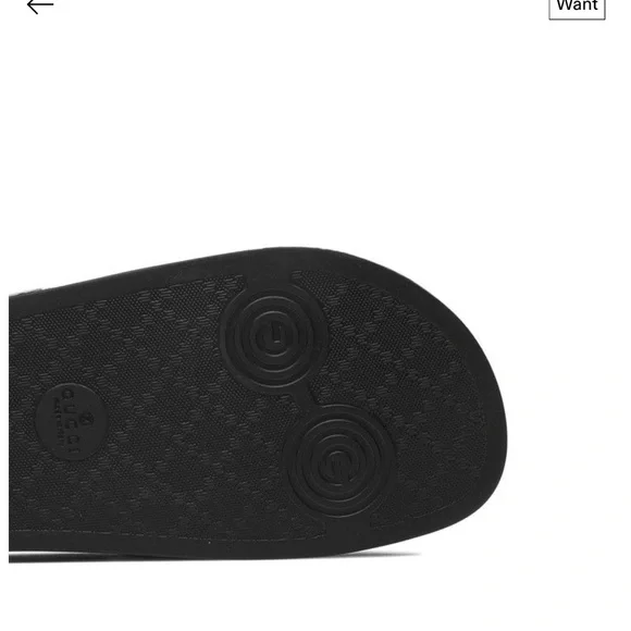 Gucci Black and Pink Floral Sandals - Picture 6 of 7